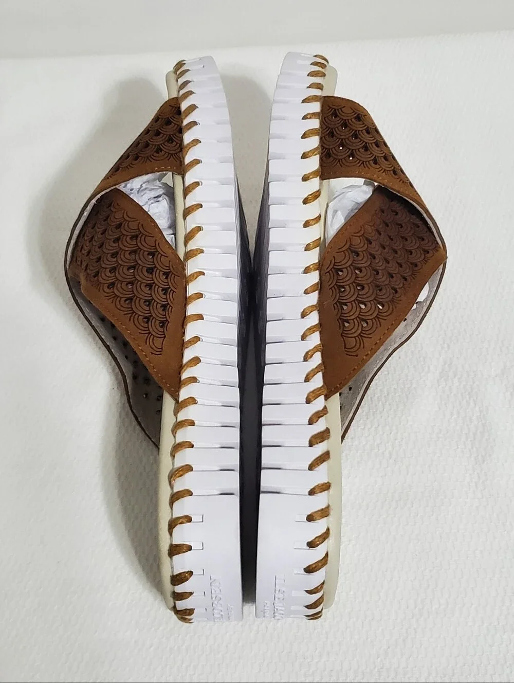 Ilse Jacobsen Tulip Slip On Sandal Brown Size EU 38 NEW